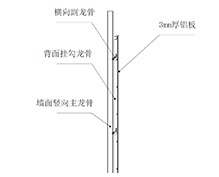 鋁單板干掛安裝節點